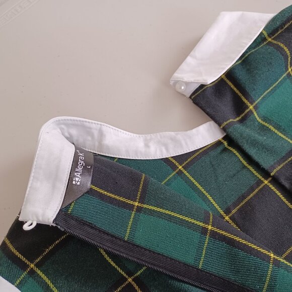 Allegra K Academia Plaid Mini Shift Dress - Picture 6 of 16